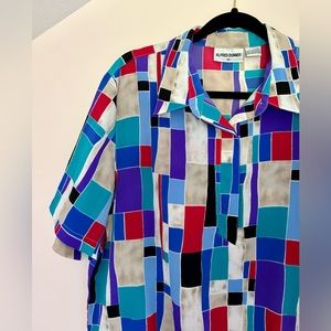 VINTAGE Alfred Dunner Retro top